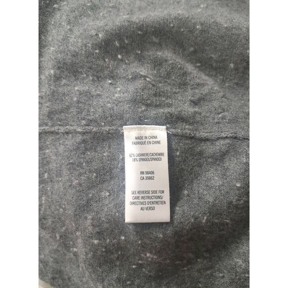 Theory womens siya small super soft capsule cashmere sweater dress gray - Picture 7 of 7